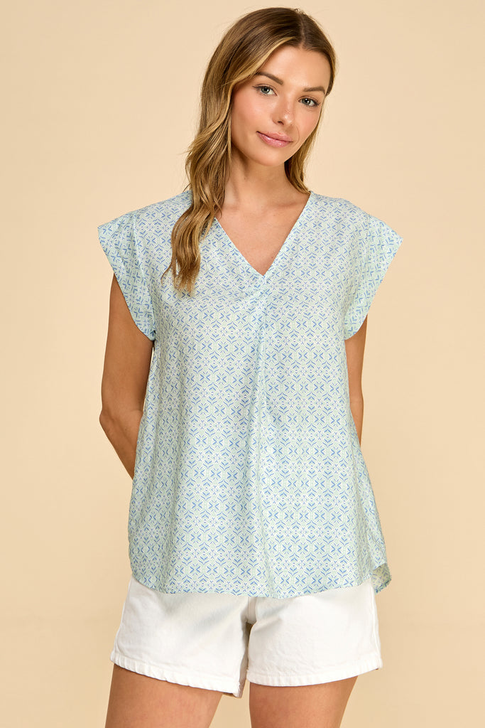 Flutter Sleeve Top