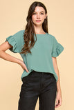 Ruffle Sleeve Top
