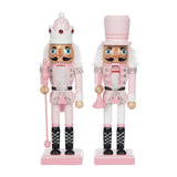 Md Wood Pastel Nutcracker 2 Asst