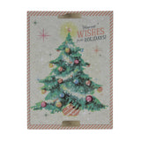 Mdf Pastel Retro Christmas Tree Sign