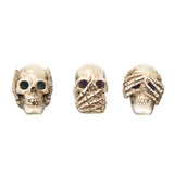 Res Light Up Hear/speak/see Skull 3 Asst