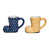 Dol Rain Boot Shaped Mug 2 Asst