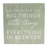 Grateful For The Big And Little Things Block