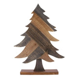 Large Tan And Black Wood Tree