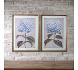 2 Asst Hydrangea Print Wall Art