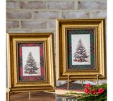 2 Asst. 5 X 7 Plaid Christmas Tree Frame
