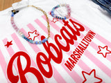 Candy Stripe Bobcat Graphic T