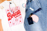 Candy Stripe Bobcat Graphic T