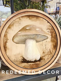 Round Mushroom Wooden