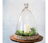 17.7 Glass Dome Willow Base