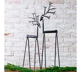 S/2 Black Iron Jumbo Deer