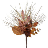 16 Pine Cone/bay Lf/pine Pick