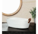 10 X 5 Small Ivory Basket