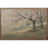 16x10 Spring Pink Blossom Tree