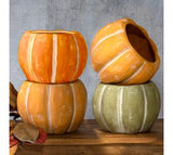 4 Asst. 12 Open Top Pumpkin 2 Org. 1 Grn. 1 Dk Org.