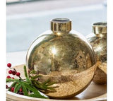 6.5h Gold Ball Vase