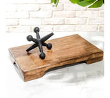 13.8 Mango Wood Pedestal