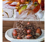 Bag Of Acorns And Pinecones