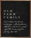 Our Farm Family Black