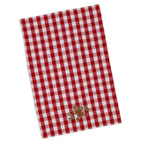 Gingerbread Man Emb Dishtowel