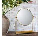 12 Round Mirror With Tray