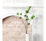 *inner* 32 Faux Green Leaf Branch
