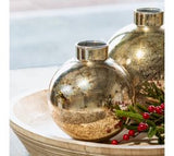 6h Gold Ball Vase