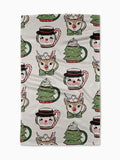 Vintage Mugs Tea Towel