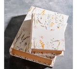 S/2 10.5 Spring Floral Storage Books
