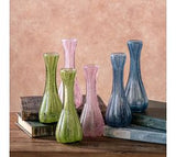 *inner S/6 Gr/bl/pk Asst. Skinny Vases