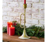 16 Gold Trumpet Decor