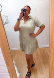 Curvy Oatmeal Dress