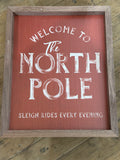 Welcome To The North Pole Red