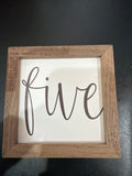 Simple Five White