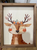 Boho Woodland Deer