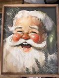 Jolly Green Hat Santa With Glasses