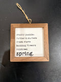 Spring List White