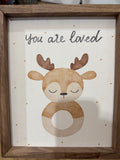 Boho Watercolor Deer By Allure Art