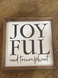 Joyful And Triumphant White