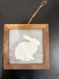 Sitting Bunny Blue