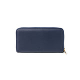 Kedzie Navy Eclipse Zip-Around Clutch
