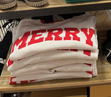 Merry Cloudy Knit Ringer Sweatshirt