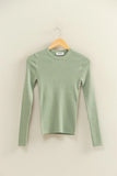 Ribbed Long Sleeve Top
