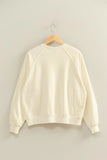 Cream Mineral Washed Sweatshirt