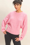 Pink Mineral Washed Sweatshirt