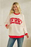 Cloudy Knit Merry Ringer Sweatshirt