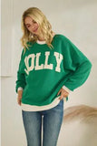 Cloudy Knit Jolly Ringer Sweatshirt