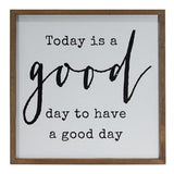 Good\" Natural Wood Sign