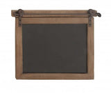 FINAL SALE - WD MTL CHALKBOARD 21\"W, 17\"H